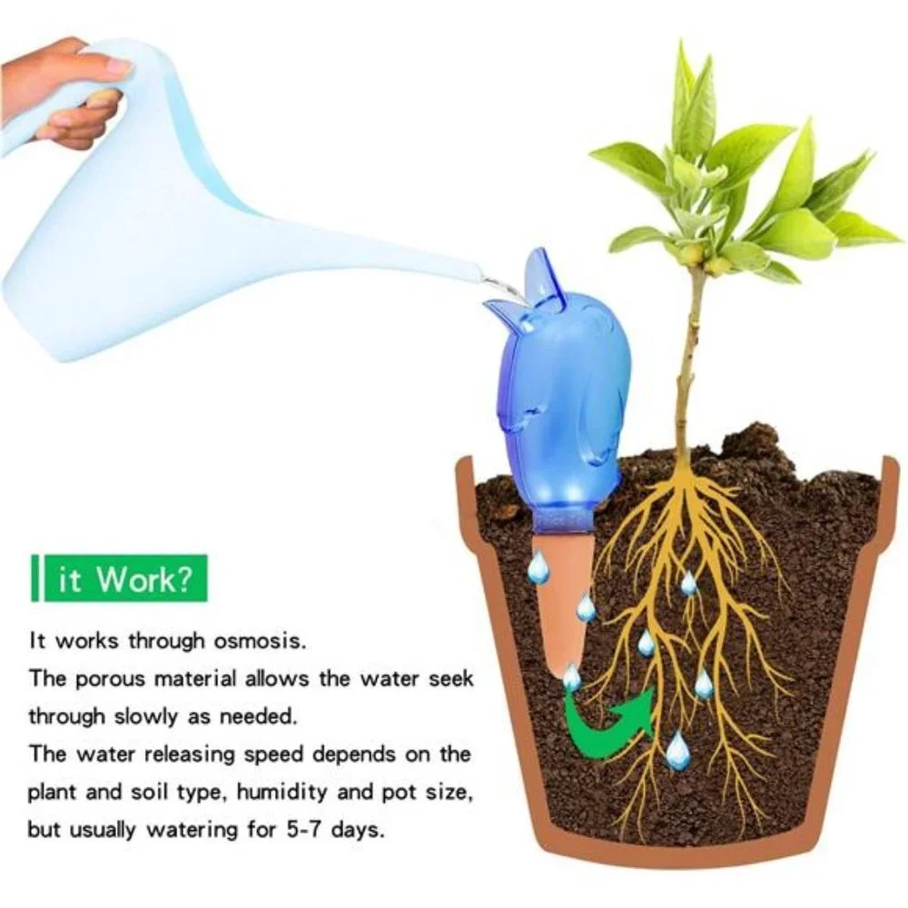 Self Watering Plant Automatic Dripper Watering Bird Reservoir Drip Irrigation